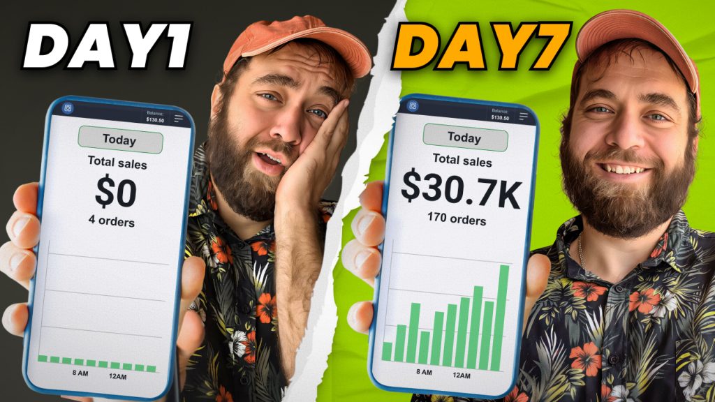 7-day-dropshipping-challenge-how-i-earned-30k